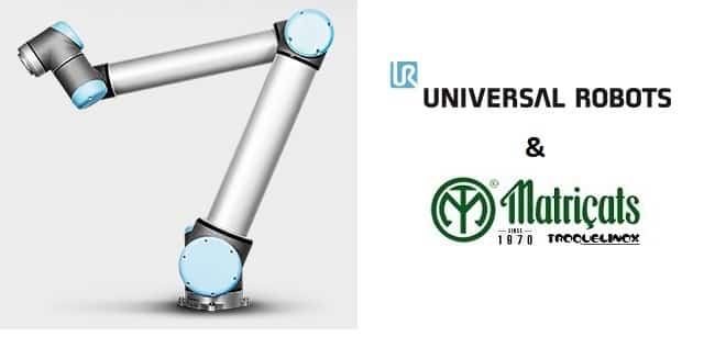 Universal Robots i Matriçats estableixen 4.0 va acordar per introduir la Robòtica col·laborativa al sector de l'metall i reforçar la Indústria XNUMX